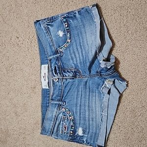 Denim shorts